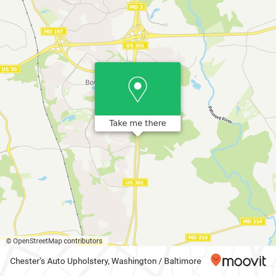 Chester's Auto Upholstery map