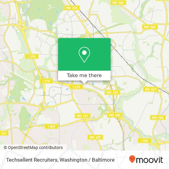 Techsellent Recruiters map