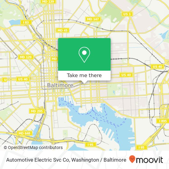 Mapa de Automotive Electric Svc Co