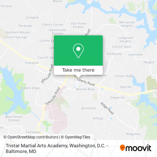 Tristar Martial Arts Academy map