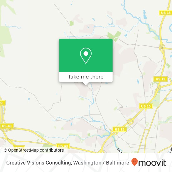 Creative Visions Consulting map