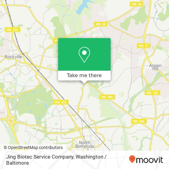 Mapa de Jing Biotec Service Company