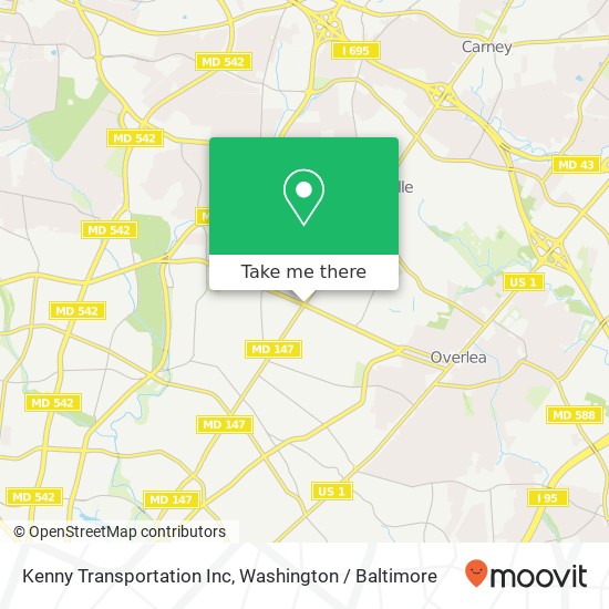 Mapa de Kenny Transportation Inc