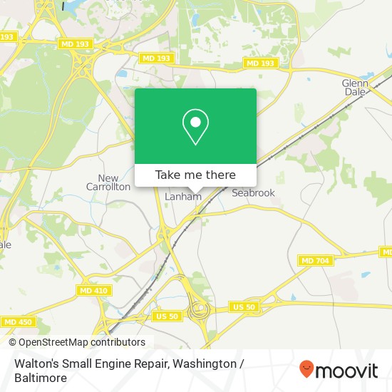 Mapa de Walton's Small Engine Repair