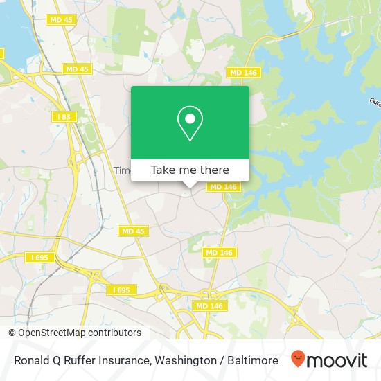 Mapa de Ronald Q Ruffer Insurance