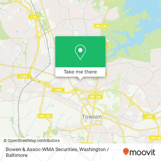 Mapa de Bowen & Assoc-WMA Securities