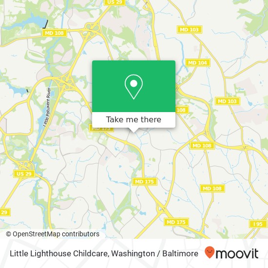 Mapa de Little Lighthouse Childcare