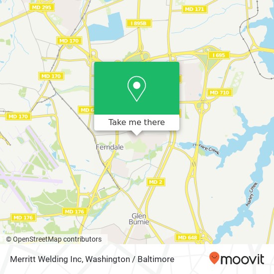 Mapa de Merritt Welding Inc