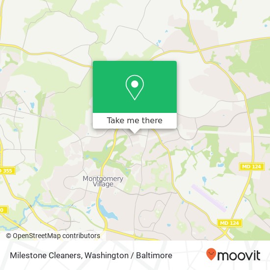 Mapa de Milestone Cleaners