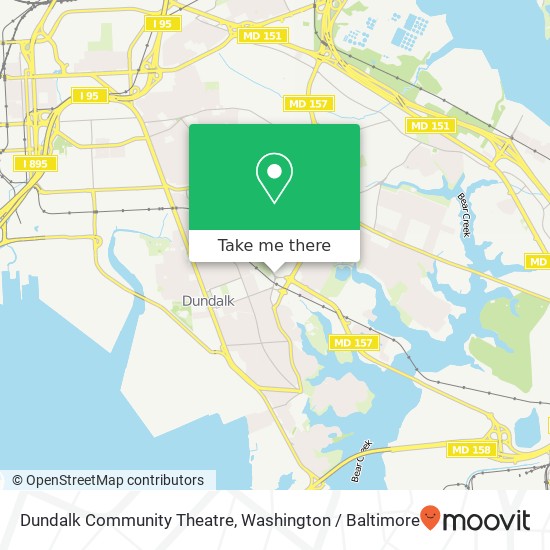 Dundalk Community Theatre map