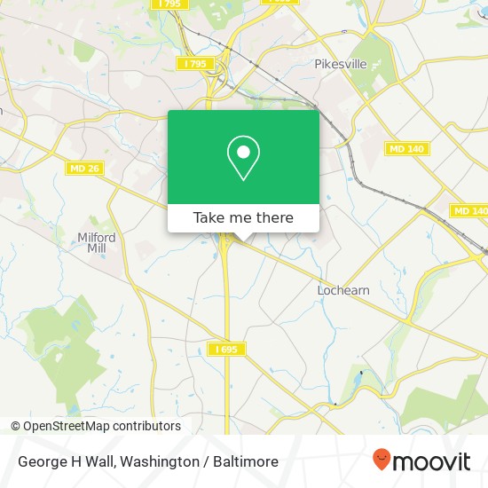 Mapa de George H Wall