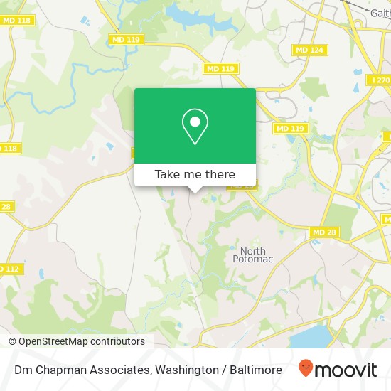 Mapa de Dm Chapman Associates