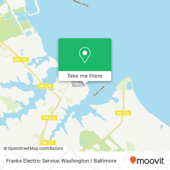 Mapa de Franks Electric Service