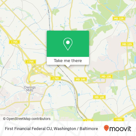 Mapa de First Financial Federal CU