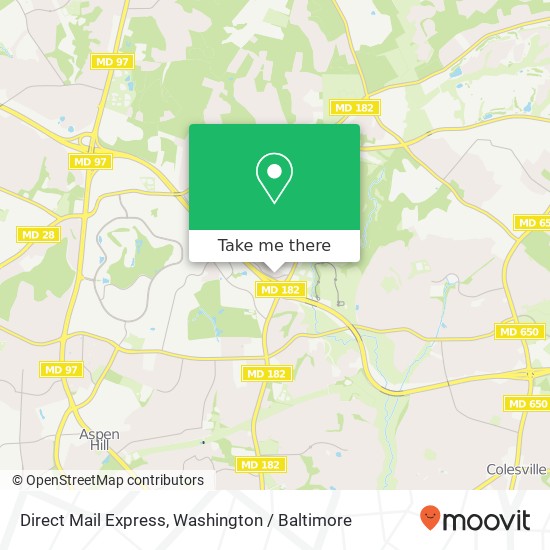 Direct Mail Express map