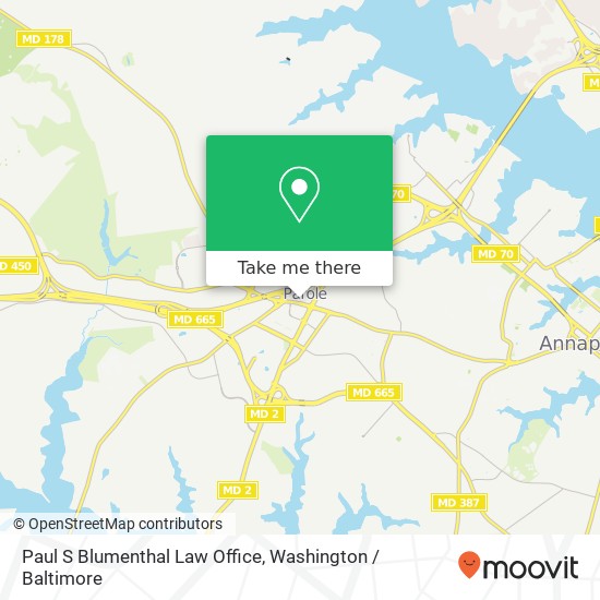 Mapa de Paul S Blumenthal Law Office