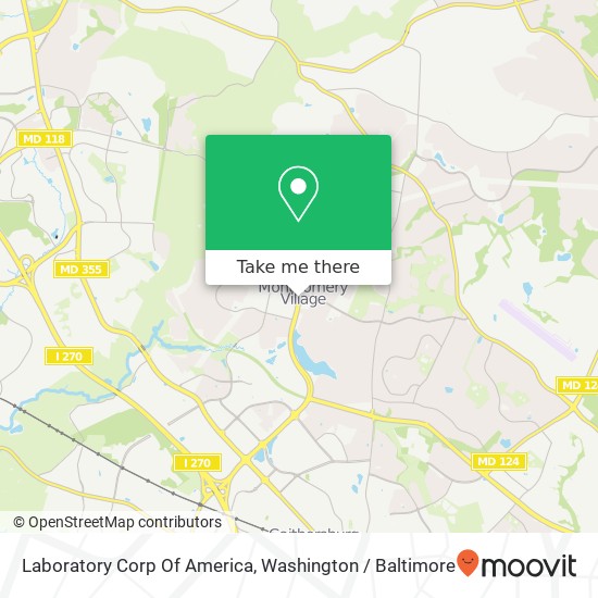 Laboratory Corp Of America map