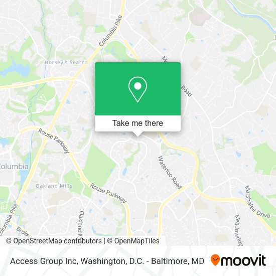 Access Group Inc map