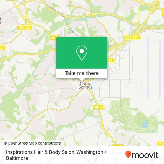 Inspirations Hair & Body Salon map