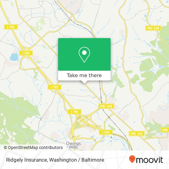 Mapa de Ridgely Insurance