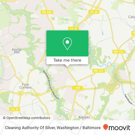 Mapa de Cleaning Authority Of Silver