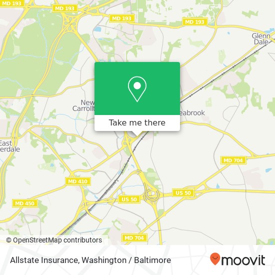 Mapa de Allstate Insurance