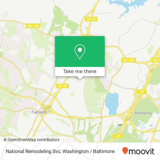 National Remodeling Svc map