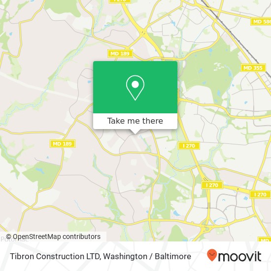 Mapa de Tibron Construction LTD