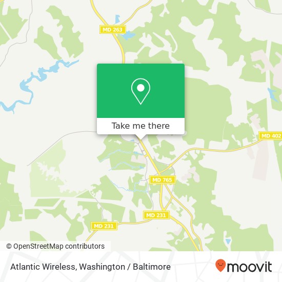 Mapa de Atlantic Wireless