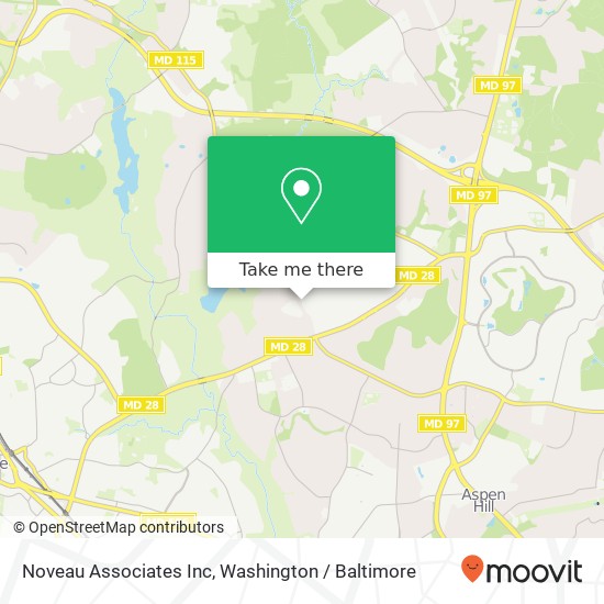 Mapa de Noveau Associates Inc