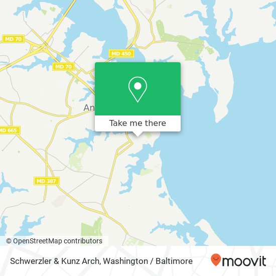 Mapa de Schwerzler & Kunz Arch