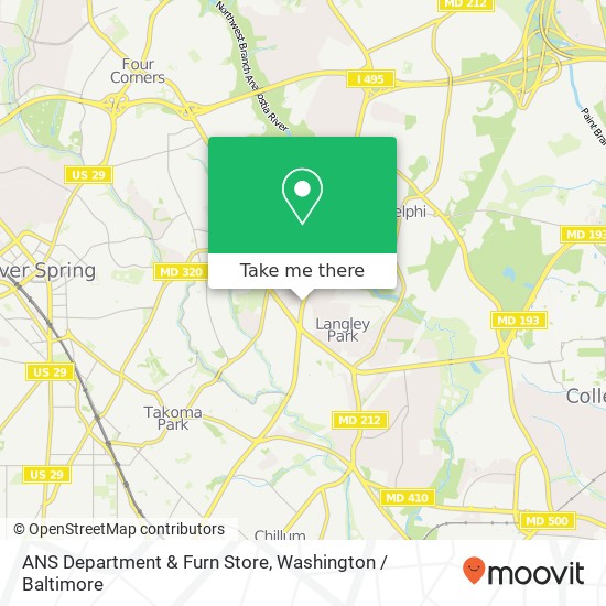 Mapa de ANS Department & Furn Store