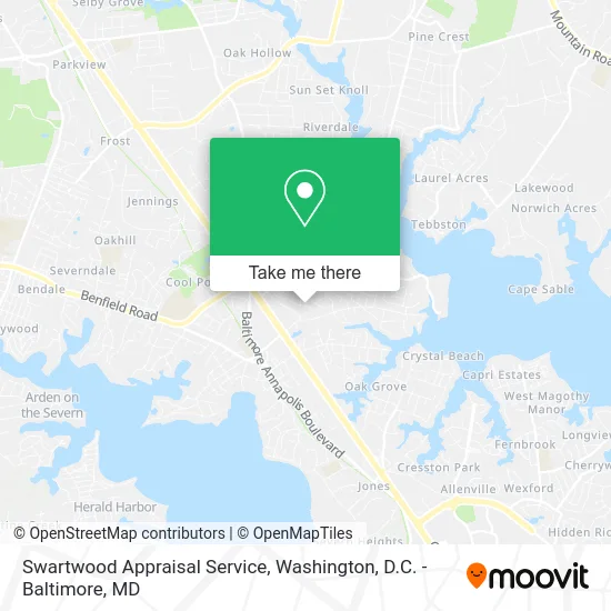 Swartwood Appraisal Service map