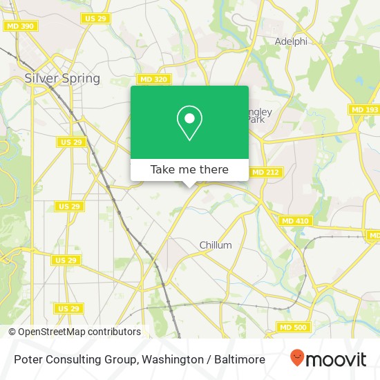 Poter Consulting Group map