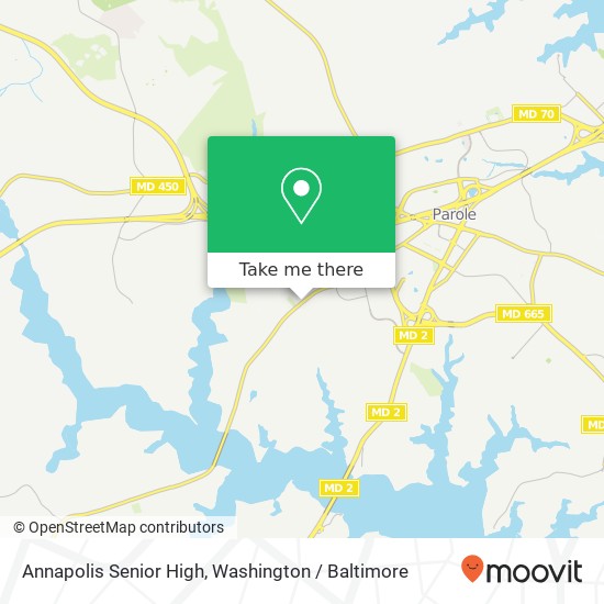 Annapolis Senior High map