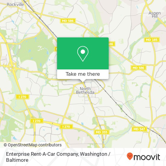 Enterprise Rent-A-Car Company map