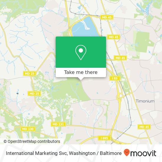 International Marketing Svc map