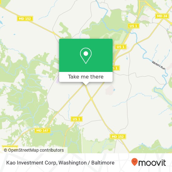 Kao Investment Corp map