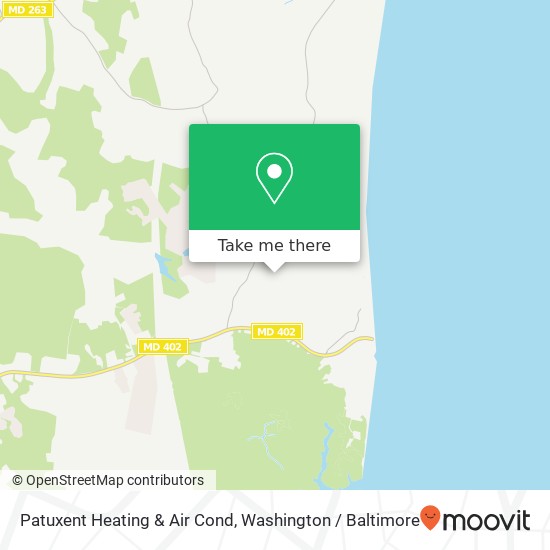 Patuxent Heating & Air Cond map