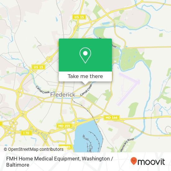 Mapa de FMH Home Medical Equipment