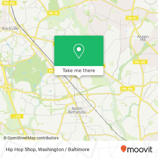 Mapa de Hip Hop Shop