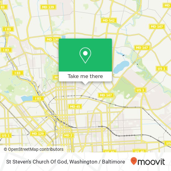 St Steven's Church Of God map