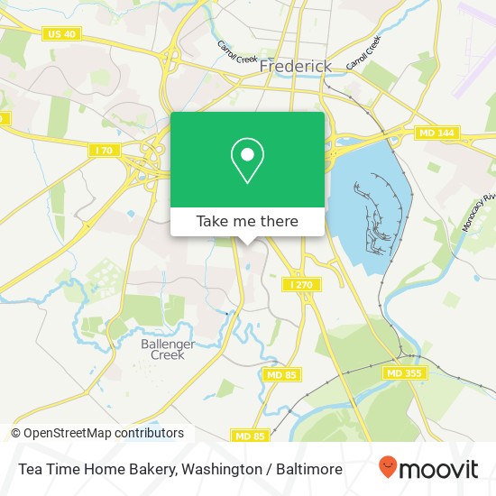 Mapa de Tea Time Home Bakery