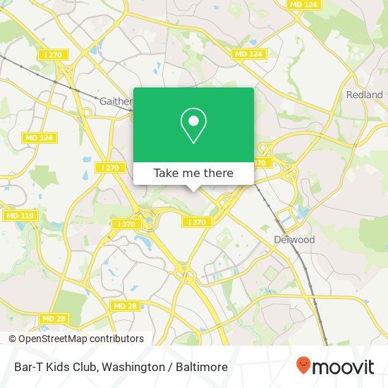 Bar-T Kids Club map