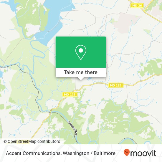 Accent Communications map