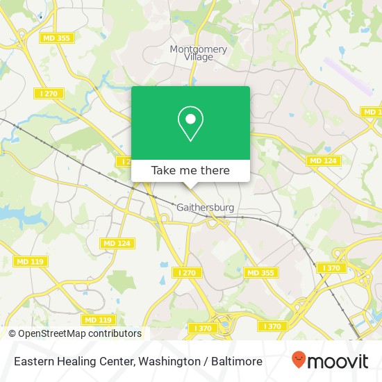 Mapa de Eastern Healing Center