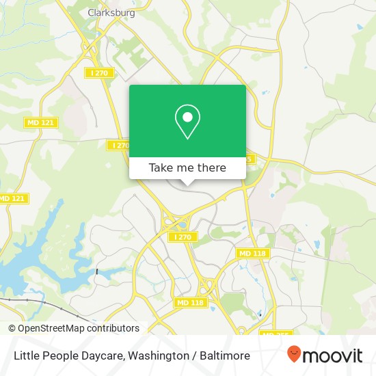 Mapa de Little People Daycare