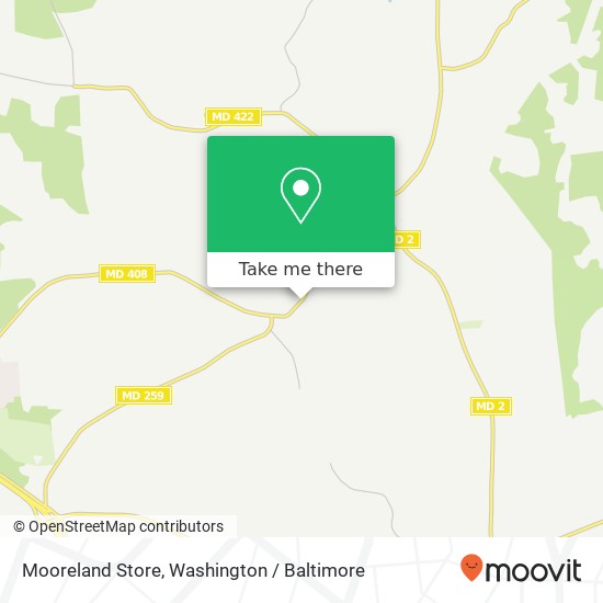 Mapa de Mooreland Store