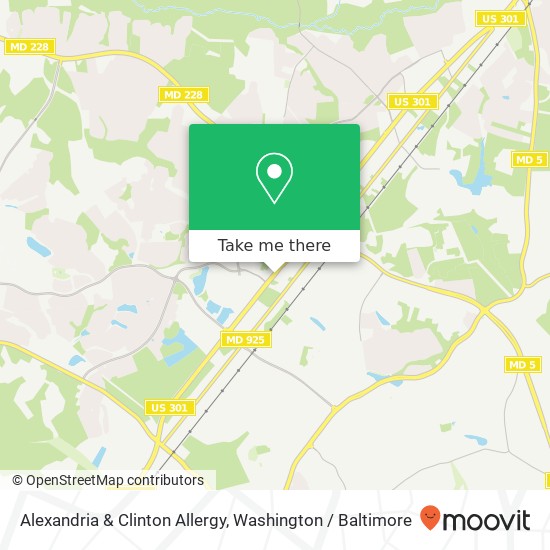 Alexandria & Clinton Allergy map