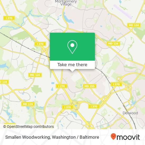 Smallen Woodworking map